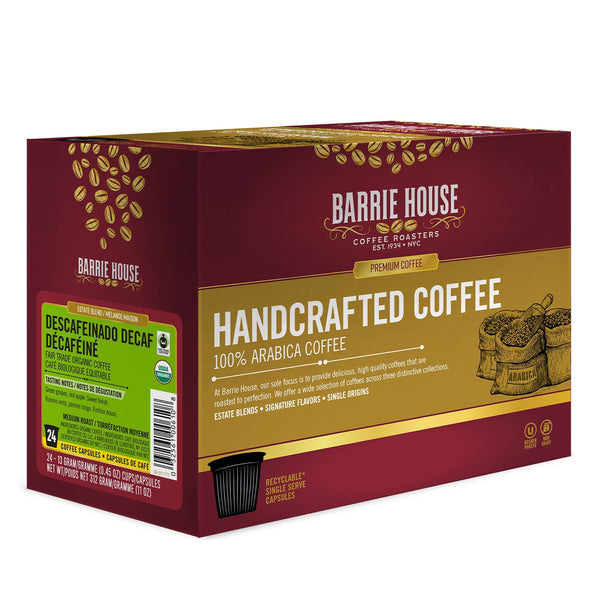 Barrie House Descafeinado Decaf Single Serve Coffee 24 Pack