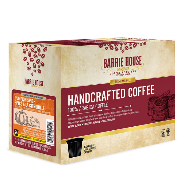 Barrie House Pumpkin Spice Single Serve Coffee 24 Pack