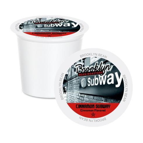 Brooklyn Beans Cinnamon Subway Single Serve Coffee 24 Pack