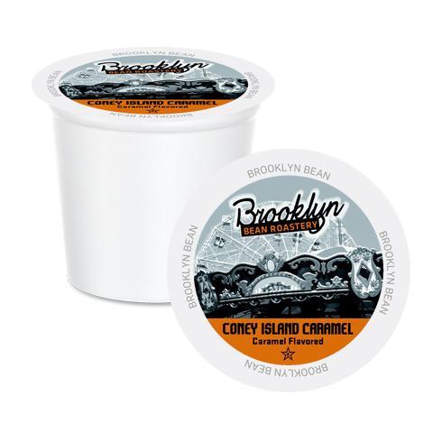 Brooklyn Beans Coney Island Caramel Single Serve Coffee 24 Pack