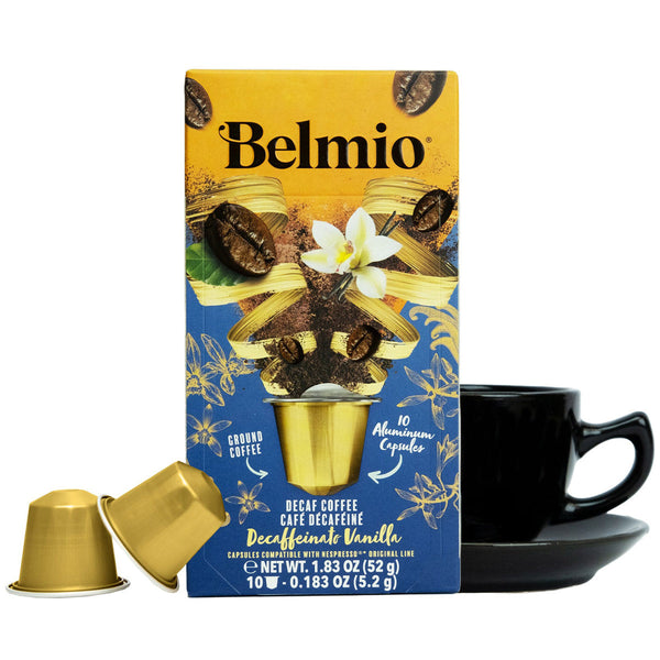 Belmio Decaffeinato Vanilla Nespresso® Compatible Capsules, 10 Pack