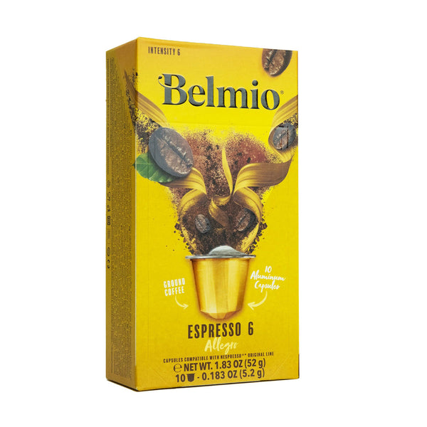 Belmio Espresso Allegro Nespresso® Compatible Capsules, 10 Pack