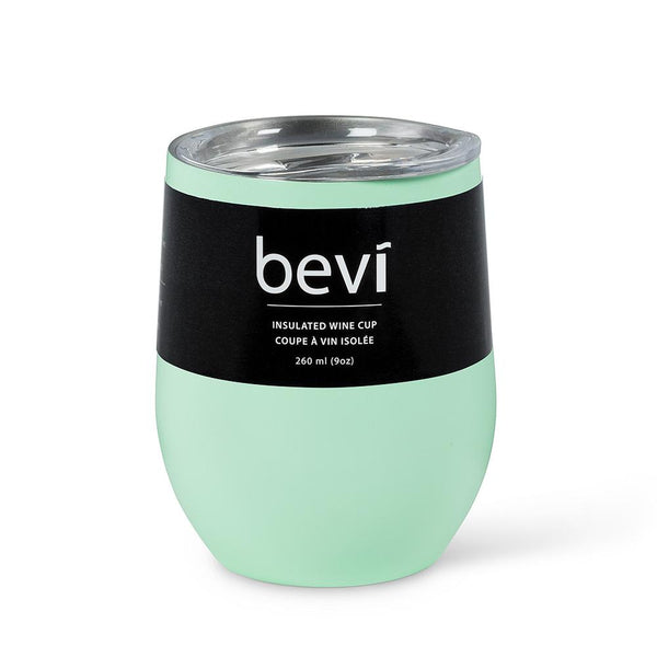 Bevi Insulated Wine Tumbler, Mint Green