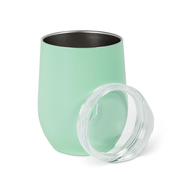 Bevi Insulated Wine Tumbler, Mint Green