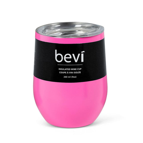 Bevi Insulated Wine Tumbler, Pink