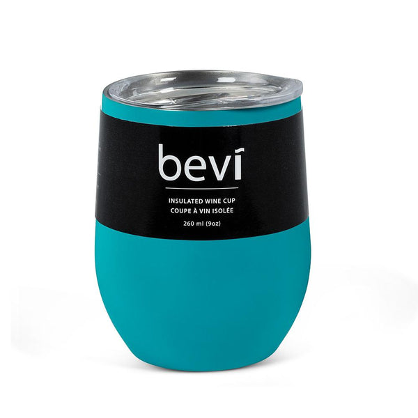 Bevi Insulated Wine Tumbler, Turquoise