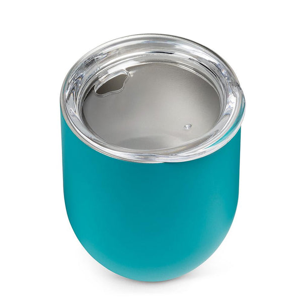 Bevi Insulated Wine Tumbler, Turquoise