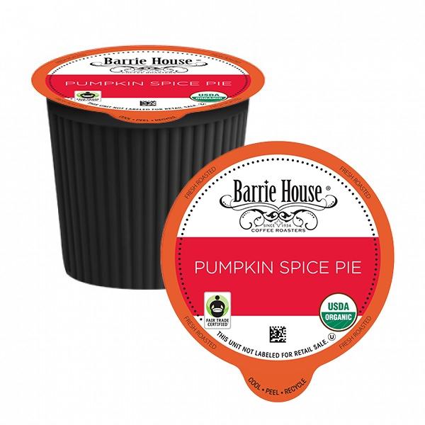 Barrie House FTO Pumpkin Spice Pie Single Serve Coffee 24 Pack