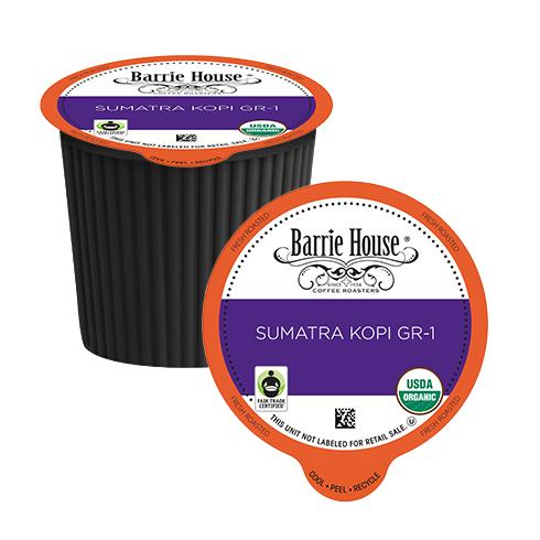 Barrie House Sumatra Kopi GR-1 FTO Single Serve Coffee 24 Pack