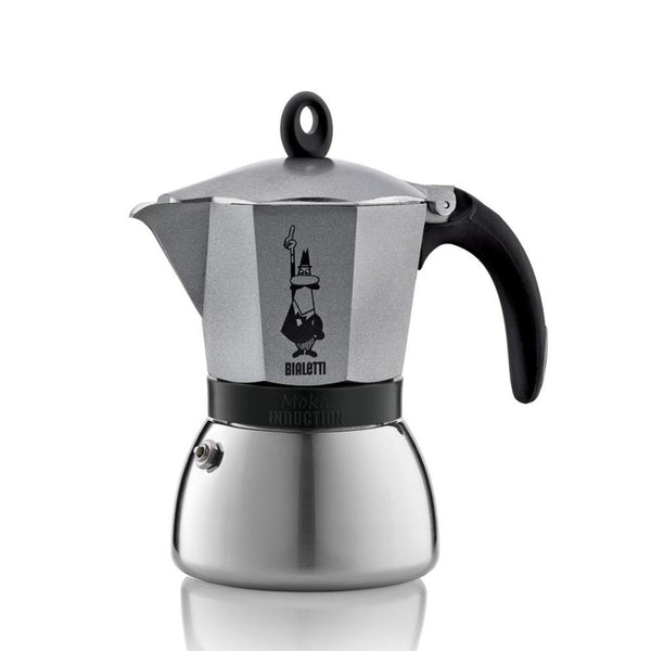 Bialetti Moka Induction Stovetop Espresso Maker, 3 Cup