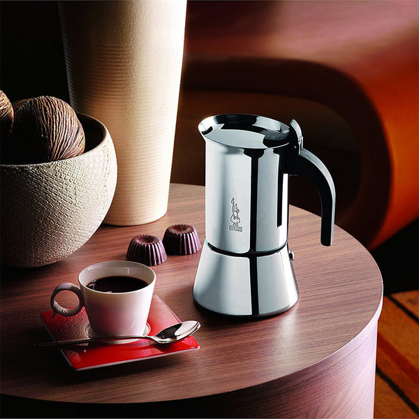 Bialetti Venus Stainless Steel Stovetop Espresso Maker 4 Cup