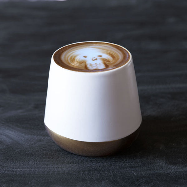 Fellow Big Jo Double Wall Ceramic Mug, White Matte
