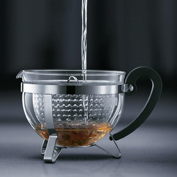 Bodum Chambord 1.3L Teapot, Black