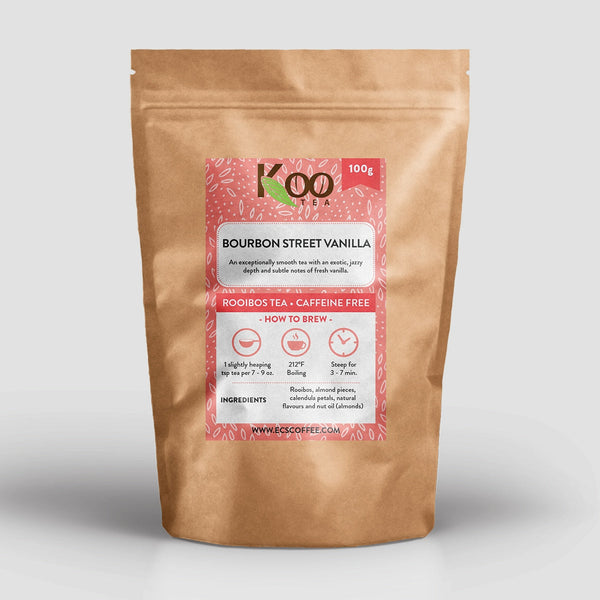KOO Tea Bourbon Street Vanilla Rooibos Tea, 100g