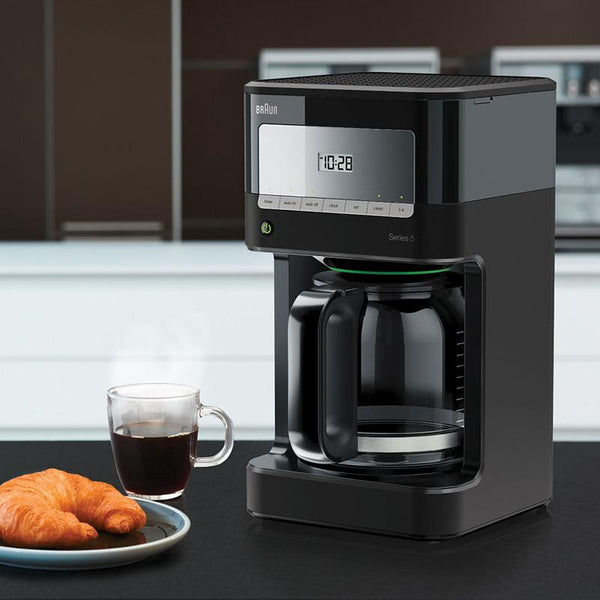 Braun BrewSense KF7000BK Drip Coffee Maker