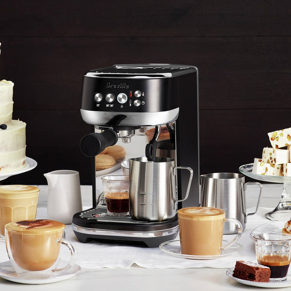 Breville Bambino Plus Automatic Espresso Machine, Black Truffle