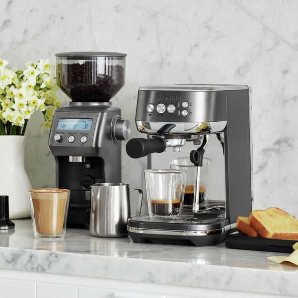 Breville Bambino Plus Automatic Espresso Machine, Oyster Shell