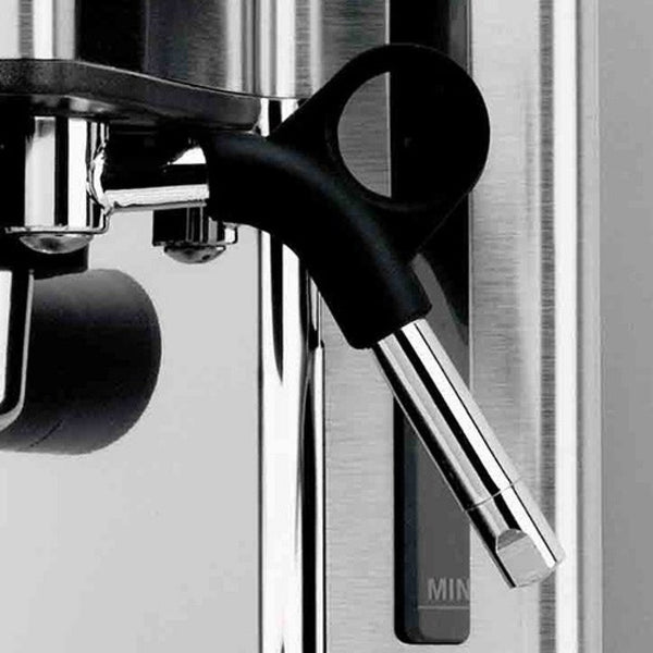 Closeup of the Breville Cafe Roma Manual Steam Wand