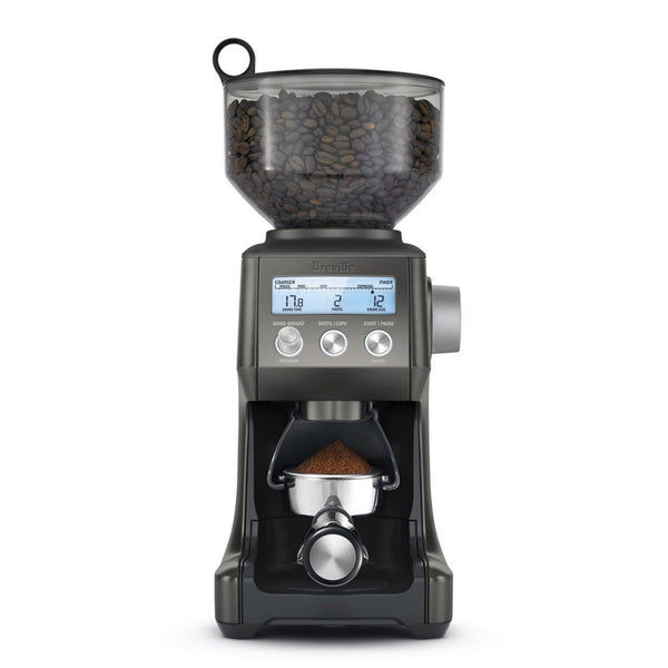 Breville Smart Grinder Pro Conical Burr Grinder, Black Stainless Steel