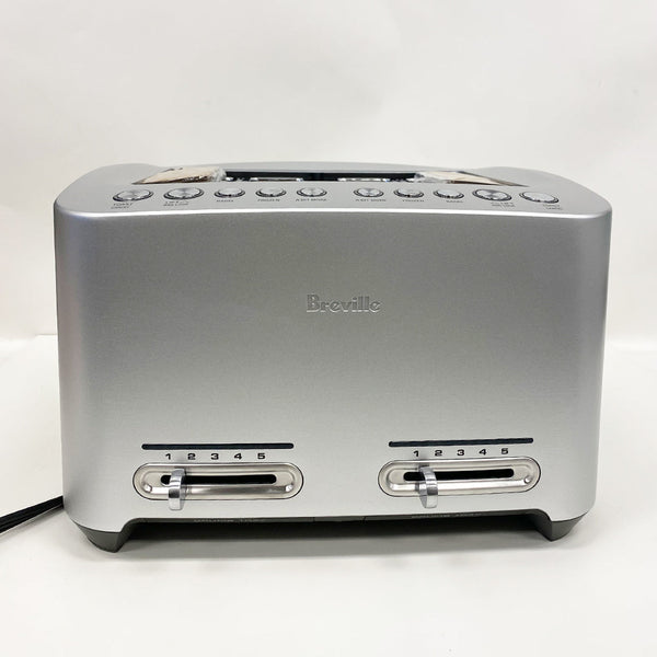 Open Box (#348) Breville Die-Cast 4-Slice Smart Toaster, Brushed Aluminum