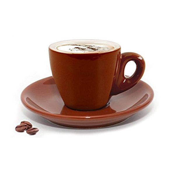 Cuisinox Set of 4 Cappuccino Cups, Brown