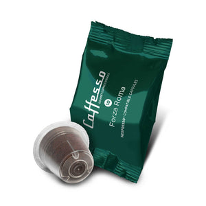 Caffesso Forza Roma Nespresso Compatible Capsules, 10 Pack