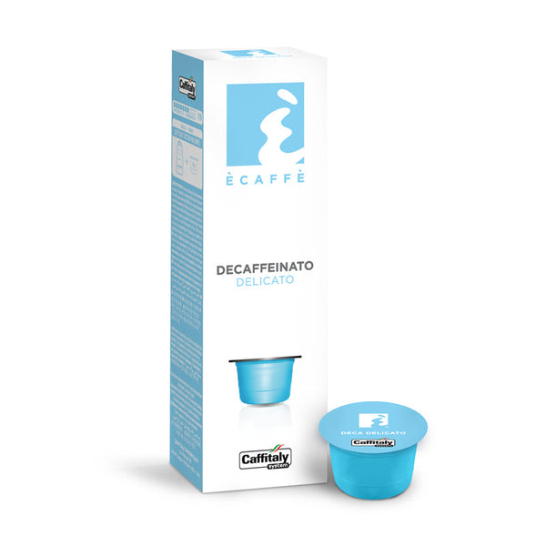 Caffitaly ecaffe Delicato Decaffeinato Espresso Capsules 10 Count
