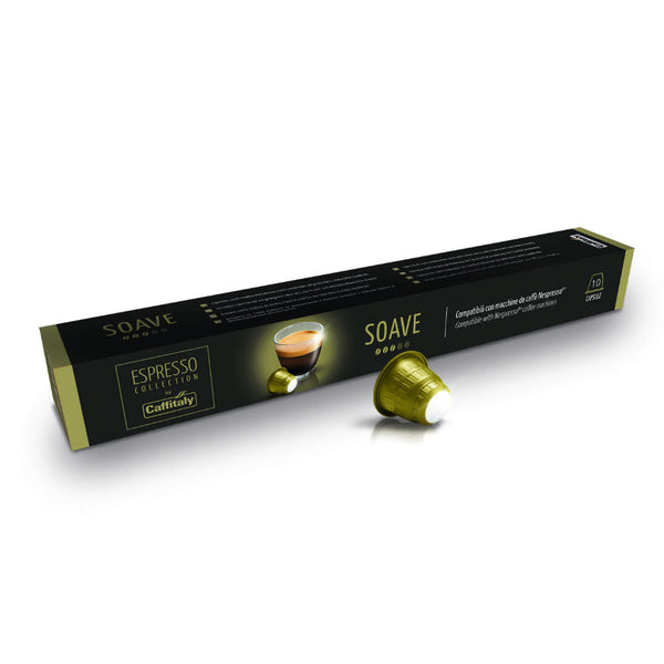 Caffitaly Soave Nespresso Compatible Capsules, 10 Pack