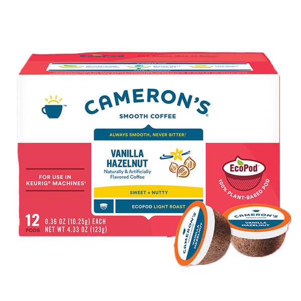 Cameron's Vanilla Hazelnut Single Serve Coffee 12 Pack