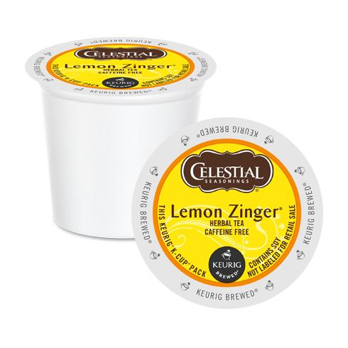 Celestial Seasonings Lemon Zinger Tea K-Cup Pods 24 Pack
