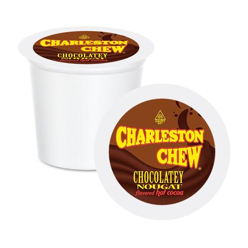 Charleston Chew Chocolatey Nougat Hot Cocoa Single Serve 24 Pack