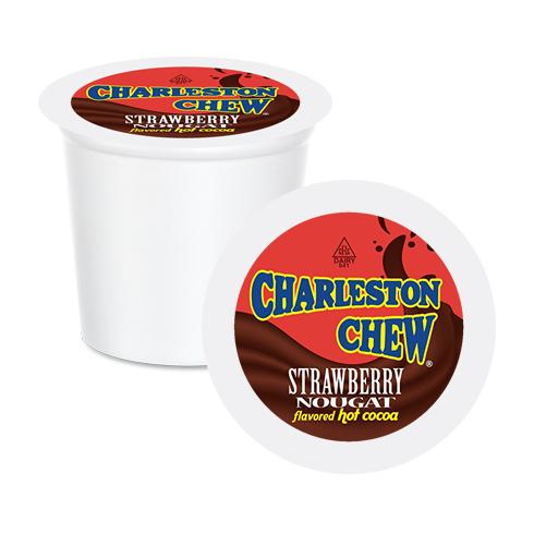 Charleston Chew Strawberry Nougat Hot Cocoa Single Serve 24 Pack