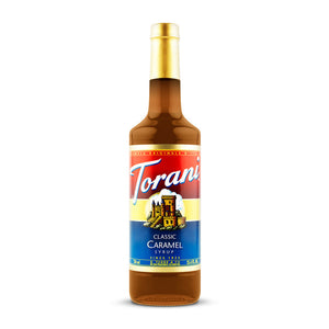 Torani Classic Caramel Syrup Plastic Bottle, 750ml