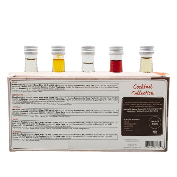 Monin Cocktail Flavour Collection, 5 Pack
