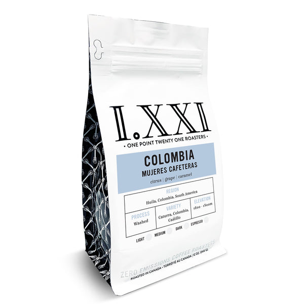I.XXI Colombia Mujeres Cafeteras Whole Bean Coffee, 12 oz.