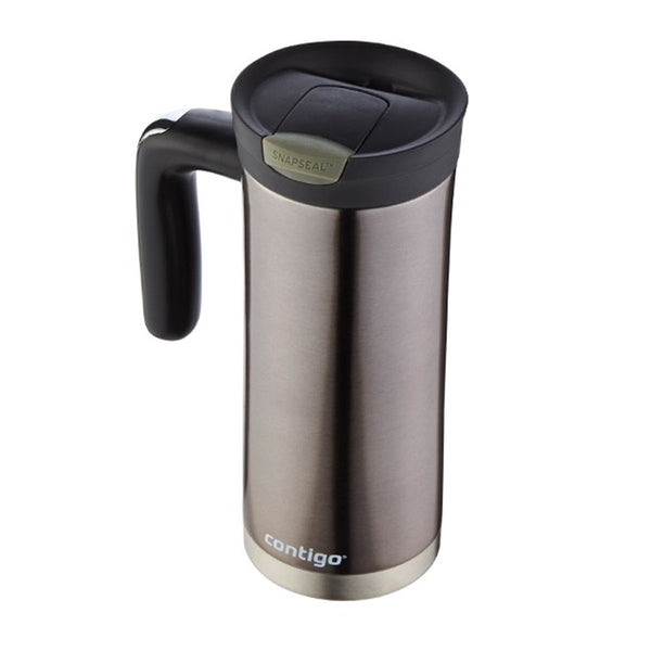 Contigo SnapSeal Superior Stainless Steel Travel Mug, Gunmetal
