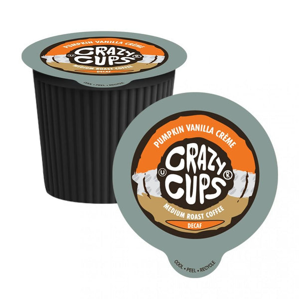 Crazy Cups Decaf Pumpkin Vanilla Creme Single Serve Coffee 22 Pack