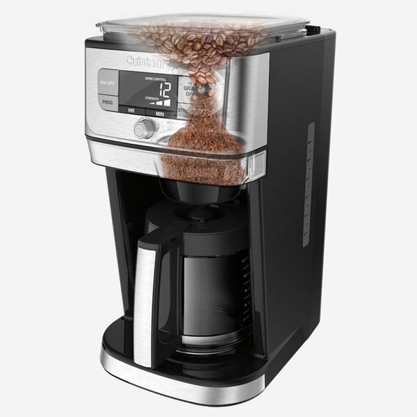 Cuisinart Fully Automatic Burr Grind and Brew 12 Cup Coffeemaker, Glass Carafe