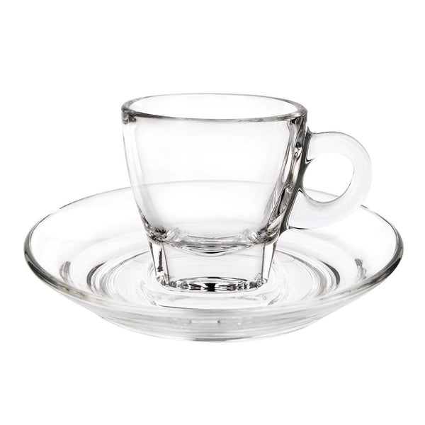 Cuisivin Caff Glass Espresso Cups 2.5 oz, Set of 2