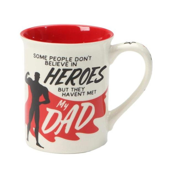 Our Name is Mud Hero Dad Mug, 16 oz.