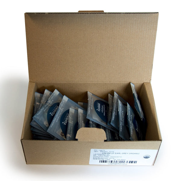 Davids Tea Organic Cream of Earl Grey Tea Sachets, 25 Bulk Pack
