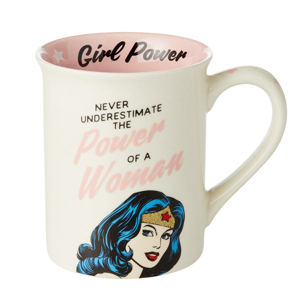 DC Comics Wonderwoman Girl Power Mug, 16 oz.