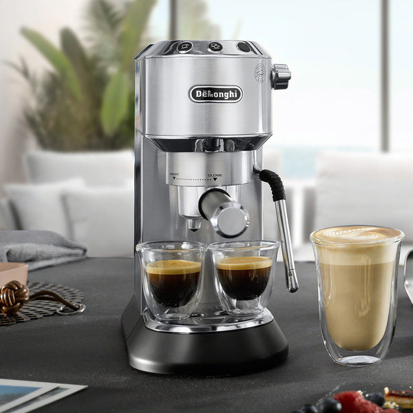 DeLonghi Dedica Arte EC885M Manual Espresso Machine, Metal