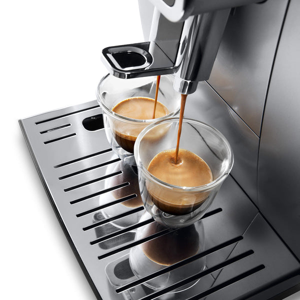 DeLonghi Dinamica Automatic Iced Coffee & Espresso Machine, Silver