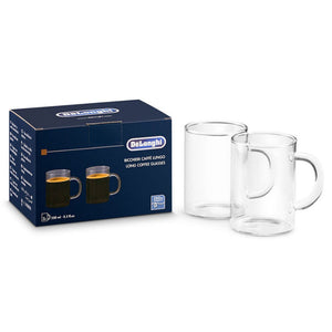 DeLonghi 8.5 oz. Long Coffee Glasses, Set of 2 #DLSC320