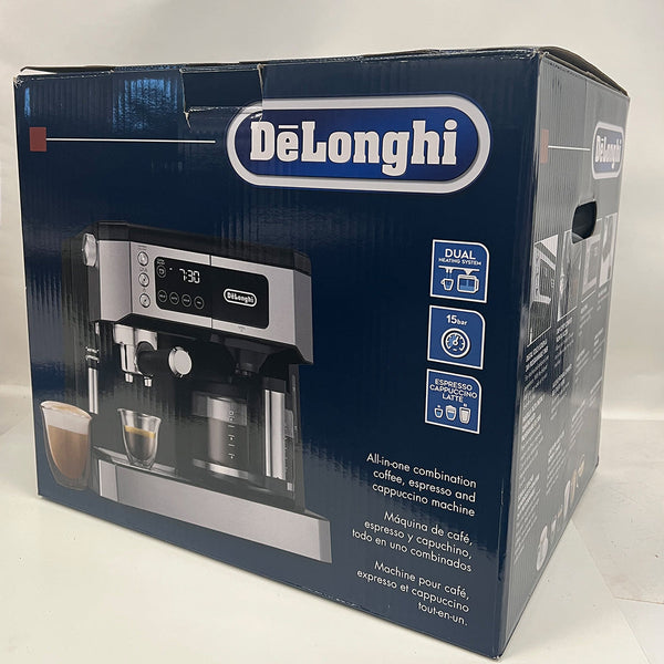 Open Box (#377) DeLonghi All-In-One Coffee & Espresso Maker, COM532M