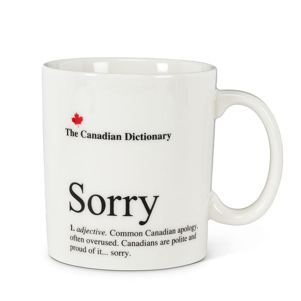 Abbott Canadian Dictionary Mug - Sorry 16 oz.