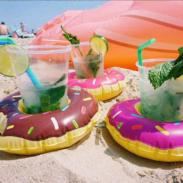 BigMouth Inc. Frosted Donut Beverage Boats, Set of 3