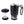 Load image into Gallery viewer, Planetary Design Obsidian Black Double Shot Coffee Press To-Go, 16 oz.
