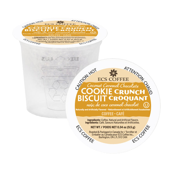 ECS Coffee Coconut Caramel Chocolate Cookie Crunch Single Serve Coffee 24 Pack